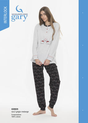 WOMEN'S PAJAMAS M/L Q50029 Tellini S.r.l. Wholesale Clothing